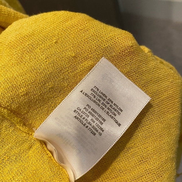 Aritzia Wilfred flaubert cardigan linen iced mango - Picture 4 of 4